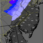 Snowfall predictions from National Weather Service