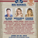 Blake Shelton, Miranda Lambert Carrie Underwood will highlight the Big Barrel Country Music Festival in Dover.