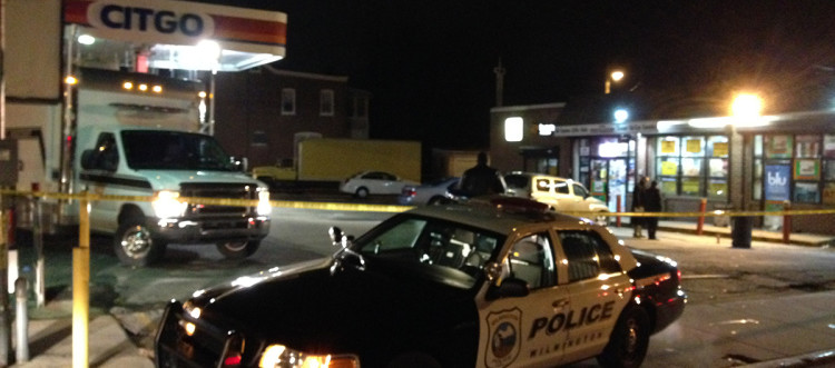 Citgo in Wilmington crime scene