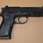 Police said they recovered this replica handgun used in robbery of Pete's Pizza.