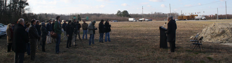 Thompsonville Road intersection groundbreaking