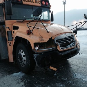 Bus crash near Bridgeville