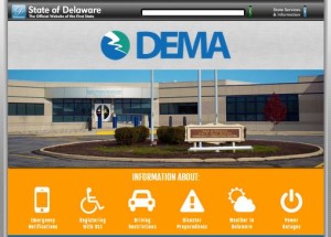 Delaware Emergency Management Agency new web page