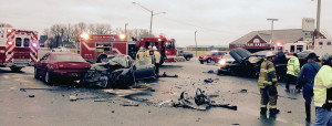 Fatal crash scene Tybouts