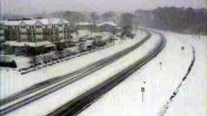 Snow in Selbyville, Delaware