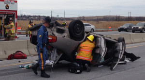 Wilmington I-95 rollover crash