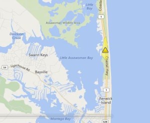 Delmarva Power outage in Fenwick Island