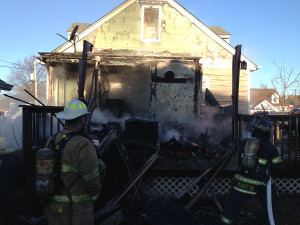 Fire on Harding Avenue in Silview