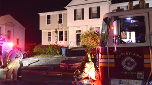 Fire hit end unit on Feather Drive. (Photo: Delaware Free News)