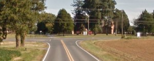 Barratts Chapel Road at Route 1 intersection (Photo: Google maps)