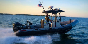 Natural Resources Police vessel MP-Mike was used in rescue. (Photo: Department of Natural Resources and Environmental Control)