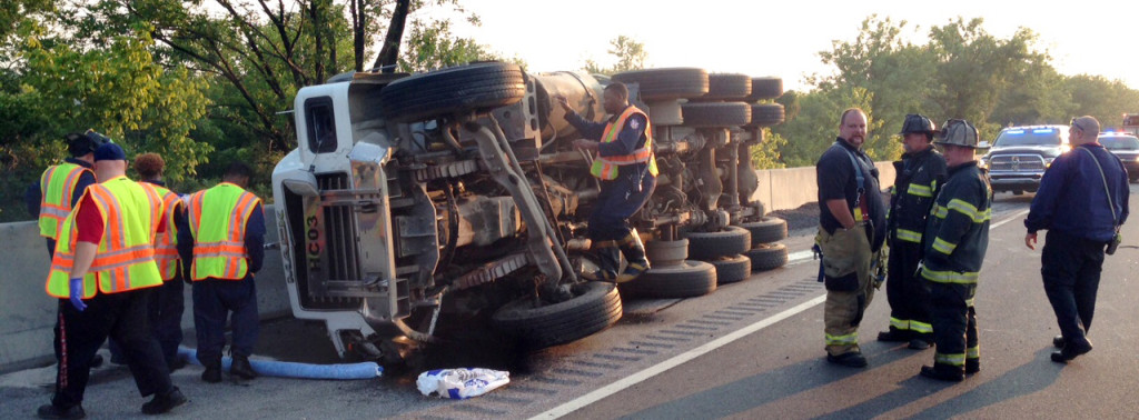 Accident scene on Interstate 95. (Photo: Delaware Free News)