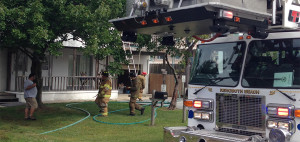 Fire scene at 107 McKinley Ave. in Dewey Beach. (Photo: Delaware Free News)