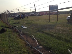 Crash scene at New Castle Airport (Photo: Delaware Free News)