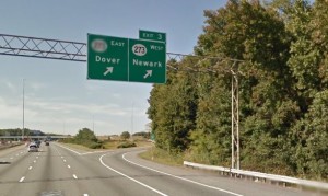 Southbound Interstate 95  off-ramp to Route 273 (Photo: Google maps)