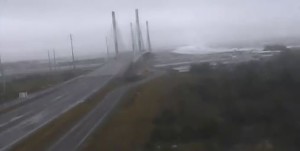 The Cullen Bridge over Indian River Inlet is shown at 8 a.m. (Photo: DelDOT traffic cam)