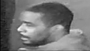 Police released this image of a suspect in the robbery of New York Fried Chicken restaurant at 3060 New Castle Ave.