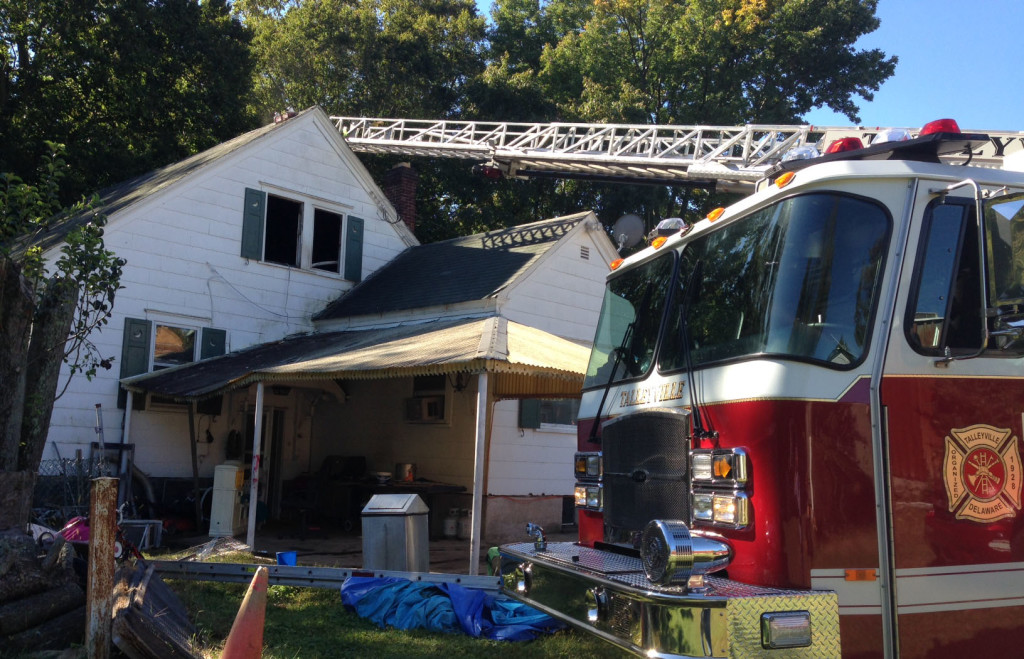 Several fire companies responded to blaze at 4414 N. Market St., just outside Wilmington. (Photo: Delaware Free News)
