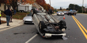 Accident scene on Faulkland Road (Photo: Delaware Free News)