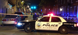 Shooting scene in 700 block of E. 10th St. in Wilmington (Photo: Delaware Free News)