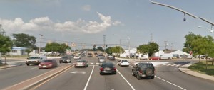 Kirkwood Highway (Route 2) at DuPont Road (Route 100) in Elsmere (Photo: Google maps)