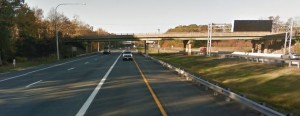 Northbound I-95 at Otts Chapel Road overpass (Photo: Google maps)