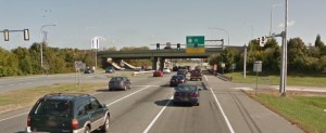 U.S. 40 (Pulaski Highway) at Route 1 (Photo: Google maps)