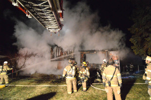 Scene of fatal fire in Dartmouth Woods (Photo: Delaware Free News)