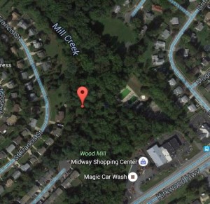 Man was rescued after falling down 10-foot embankment into Mill Creek. (Photo: Google maps)
