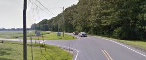 Mt. Joy Road at Cordrey Road east of Millsboro (Photo: Google maps)