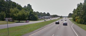 Southbound Route 1 approaching Cicada Lane (Photo: Google maps)