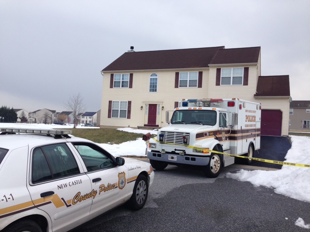 Police investigate suspicious death on Eider Court in Mallard Pointe. (Photo: Delaware Free News)