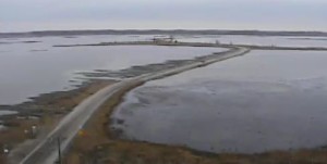 Prime Hook Road in Sussex County has been prone to frequent flooding. (Photo: DelDOT traffic cam)