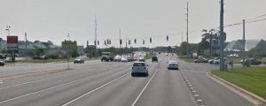 Route 1 intersection at Miller Road (Photo: Google maps)