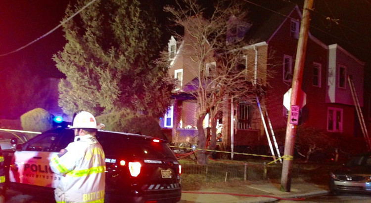 Wilmigton, Delaware, fire on North Van Buren Street