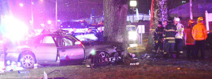 Scene of fatal crash in Newport (Photo: Delaware Free News)