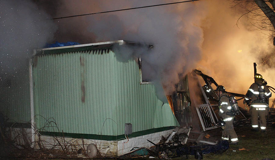 Scene of fatal fire at Sea Air Village near Rehoboth Beach (Photo: Indian River Volunteer Fire Company)