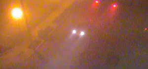 Fog was thick on High Street in Seaford at 6 a.m. (Photo: DelDOT traffic cam)