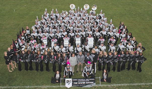 Sussex Tech Raven Nation marching band (Photo: Sussex Tech)