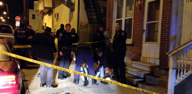 Wilmington police investigate shooting in the 1100 block of Read St. (Photo: Delaware Free News)