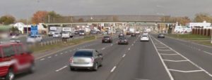 Pedestrian bridge crosses U.S. 13 north of Route 141. (Photo: Google maps)