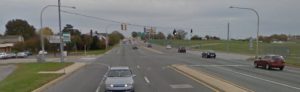 West Basin Road (Route 141) at Washington Avenue (Photo: Google maps)