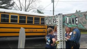 Car struck rear of Seaford school bus on Bethel Concord Road. (Photo: Delaware State Police)