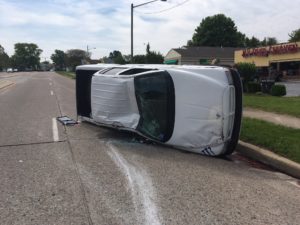Accident scene on U.S. 13 at Memorial Drive (Photo: Delaware Free News)