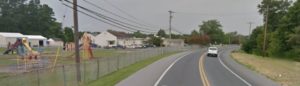 Iron Branch Road at East Millsboro Elementary School (Photo: Google maps)