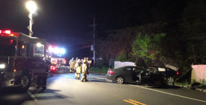 Accident scene on Lancaster Pike (Photo: Delaware Free News)