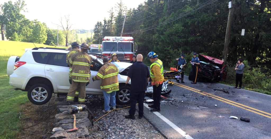 Two SUVs collided head-on on Montchanin Road in Greenville, killing one driver and injuring the other. (Photo: Delaware Free News)