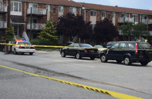 Shooting scene at Apple Chase Apartments (Photo: Delaware Free News)