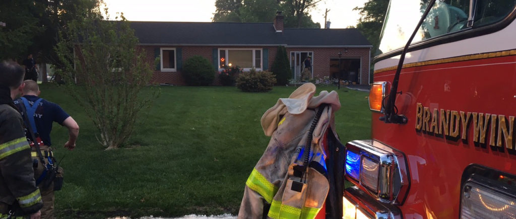 Fire at home in 1300 block of Marsh Road broke out about 5 a.m. (Photo: Delaware Free News)