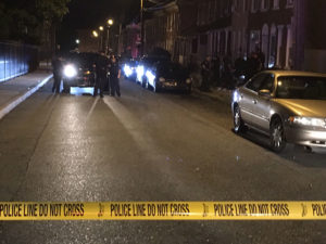 Shooting scene in 400 block of E. 12th St. (Photo: Delaware Free News)